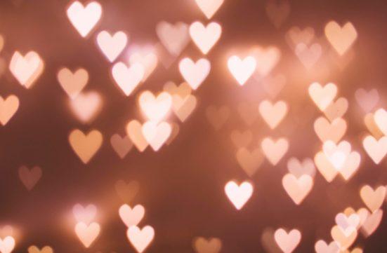 Abstract heart lights