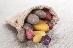 colorful potatoes
