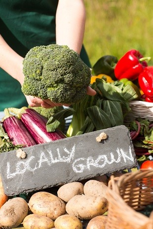 locally grown food